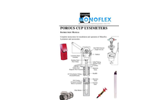 Monoflex Porous Cup Lysimeter System Manual