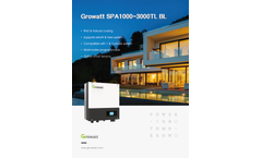 Growatt - Model MAX 50-100KTL3LV/MV - Large Commercial & Utility Inverters - Brochure