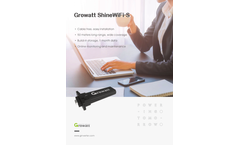 Growatt - Model SPH3000-6000 - Residential Storage Inverters - Brochure