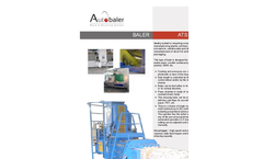 ECS - Model ATS 75.75 - Automatic Horizontal Channel Baler - Brochure