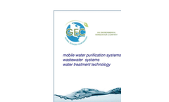 Mobile Water Purification Systems Catalogue