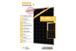 Bauer - Model BS-6MB5-EL-PERC - Monocrystalline Solar Module Brochure