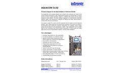 Aquacon - Model CLO2 - Process Analyze Brochure