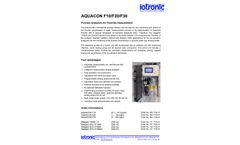 Aquacon - Model F10/F20/F30 - Process Analyzers for Fluoride Measurement Brochure