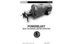 CCI - Model PBS500TB - 500 Gallon Rears Blueberry Tower Narrow Powerblast Sprayer Manual