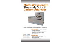 Magee Scientific - Model DRI 2015 - Multi-Wavelength Thermal/Optical Carbon Analyzer Brochure