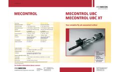 Mecontrol - Model UBC - Continuously Measures System Brochure