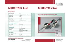 Mecontrol Coal - Online Measurement System for Measuring Fuel Mass Flow Brochure