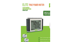 Elite Classic - Model ELC-CT-3PH - Wireless Energy Monitor Brochure