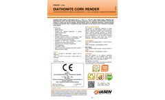 Diasen - Diathonite Cork Render Coloured Finishing Coating Brochure