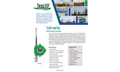 Aerionics - Model TXP-WTA - Wireless Gas Monitor Brochure