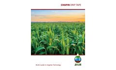 Chapin - Drip Tape Products Brochure 
