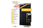 Bauer - Model BS-6MBB5-GG-EL-PERC - Monocrystalline Solar Module Brochure