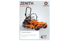 Zenith - Model 60 - Zero-Turn Lawn Mower Brochure