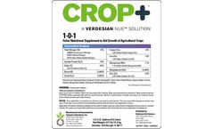 Verdesian - Model Crop+ - Foliar Nutritional Supplement Brochure