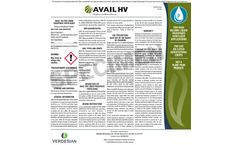 Avail - Model HV - Phosphorus Fertilizer Enhancer Brochure