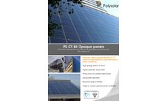 Polysolar - Model PS-CT series - CdTe - Thin-Film Panel  Brochure