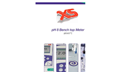  	Giorgio Bormac - Model pH 8 - Ver. A - Benchtop pHmeter Digital Microprocessor Brochure