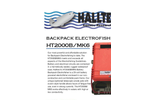 Halltech - Model HT-2000 - Battery Backpack Electrofisher - Brochure