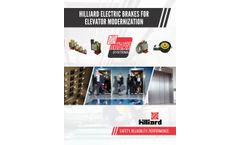 Hilliard Electric Brakes for Elevator Modernization - Brochure