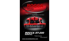 Rocca Supatill - Model ST-200 - Disc Tillage Brochure