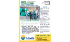 SEMS - Utility Asset Management Software Solutions (CMMS) - Brochure