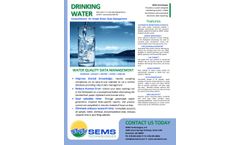 SEMS - Version LIMS - Drinking Water Data Management Software - Brochure