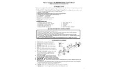 Myron L - Model Ultrapen PT6 - Nitrate Concentration and Temperature Pen - Datasheet - Operation Manual