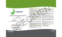 Monarch - Actagro Organic Acids Brochure