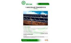E16 - 1 Axis / 1 Panel Solar TrackerDatasheet