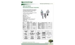 AMC-210 Series Electrochemical Sensor/Transmitter - Specification Sheet