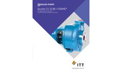 Goulds i-FRAME - Model CV 3196 - Non-Clog Process Pumps Brochure