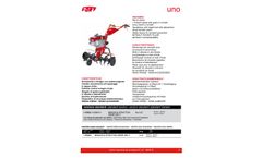 Model Uno - Motorhoe Brochure