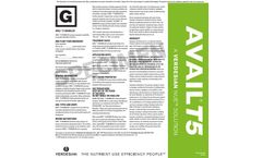 Avail - Model T5 - Phosphorus Fertilizer Enhancer Brochure