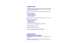 CHASM Input Data Files Brochure