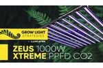 LUMATEK EU | LED GROW LIGHT STRATEGIES - ZEUS 1000W Xtreme PPFD CO2 - Video