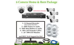 6 Camera Home & Barn Package