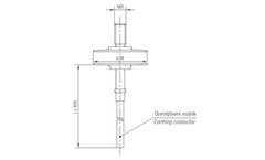 Izoelektro - Model NNO 10/440 (l=0,5m) - Low Voltage Metal Oxide Surge Arrester