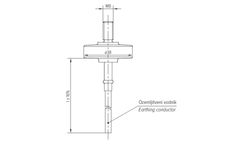 Izoelektro - Model NNO 10/440 (l=1,0m) - Low Voltage Metal Oxide Surge Arrester