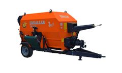 ERDALLAR - Model MAK-3-22 - 3M3 HORIZONTAL FEED MIXER WITH DOUBLE AUGER