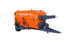 Erdallar - Model 4 m³ - Horizontal Double Helix Fixed Feed Machine