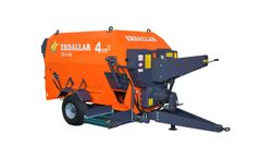 ERDALLAR - Model MAK-4-21 - 4M3 HORIZONTAL FEED MIXER WITH SINGLE AUGER