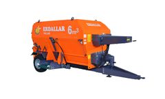 ERDALLAR - Model MAK-6-22 - 6M3 HORIZONTAL FEED MIXER WITH DOUBLE AUGER
