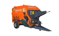 ERDALLAR - Model MAK-6-21 - 6M3 HORIZONTAL FEED MIXER WITH SINGLE AUGER