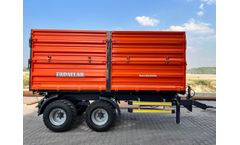 ERDALLAR - Model TND-150-23 - 15 TON TANDEM AXLE 3 SIDES TIPPING TRAILER