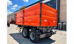 ERDALLAR - Model TND-180-23 - 18 TON TANDEM AXLE 3 SIDES TIPPING TRAILER