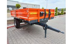 ERDALLAR - Model RMK-40-13 - 4 TON SINGLE AXLE 3 SIDES TIPPING TRAILER