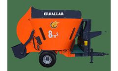 Erdallar - Model MAK-8-11 - 8M3 VERTICAL FEED MIXER