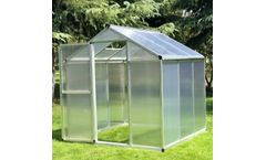 Leirun - Model 190-3 182x190x195cm - Garden Single Hinged Door Walk-in Greenhouse