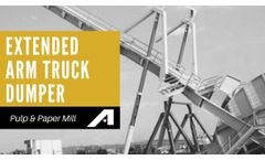 Airoflex Extended Arm Truck Dumper with Receiving Hopper - Video